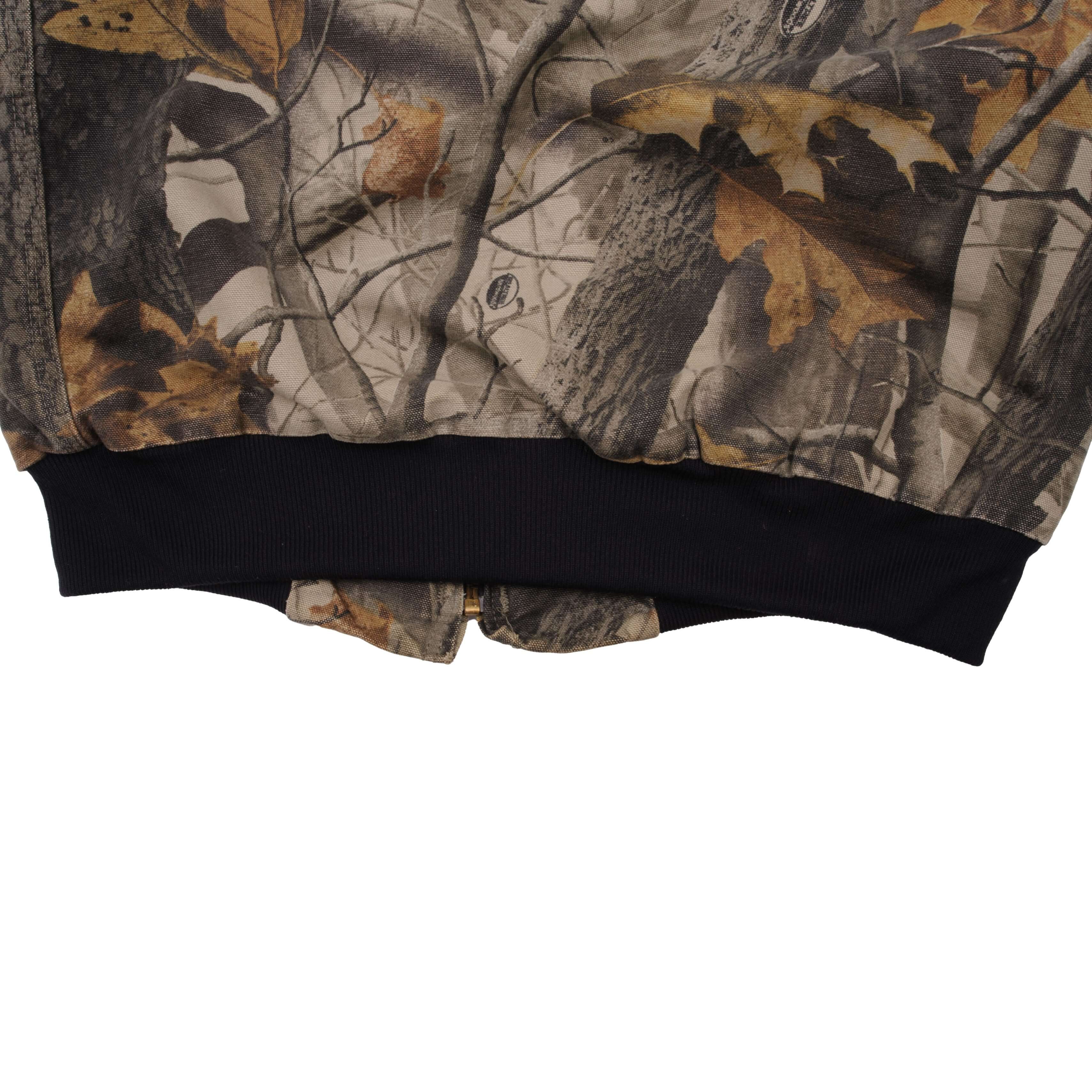 Vintage Carhartt Hunter Realtree Hardwood Camo Jacket Size Small