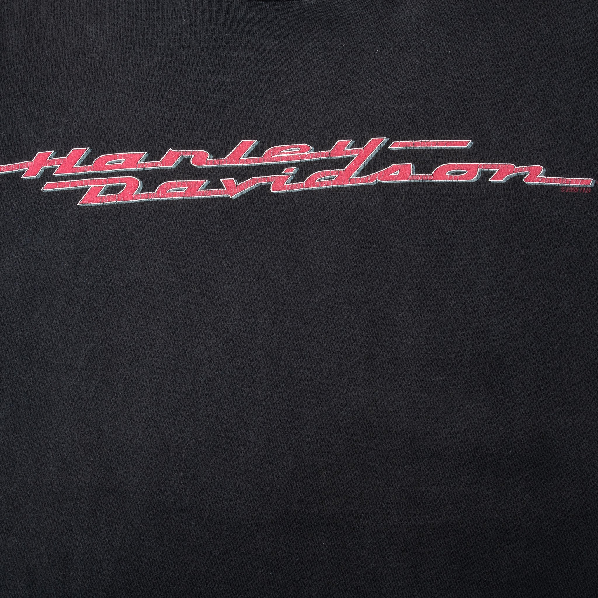 Vintage Harley Davidson Gainsville Florida Tee Shirt 1999 Size Medium Made In Usa