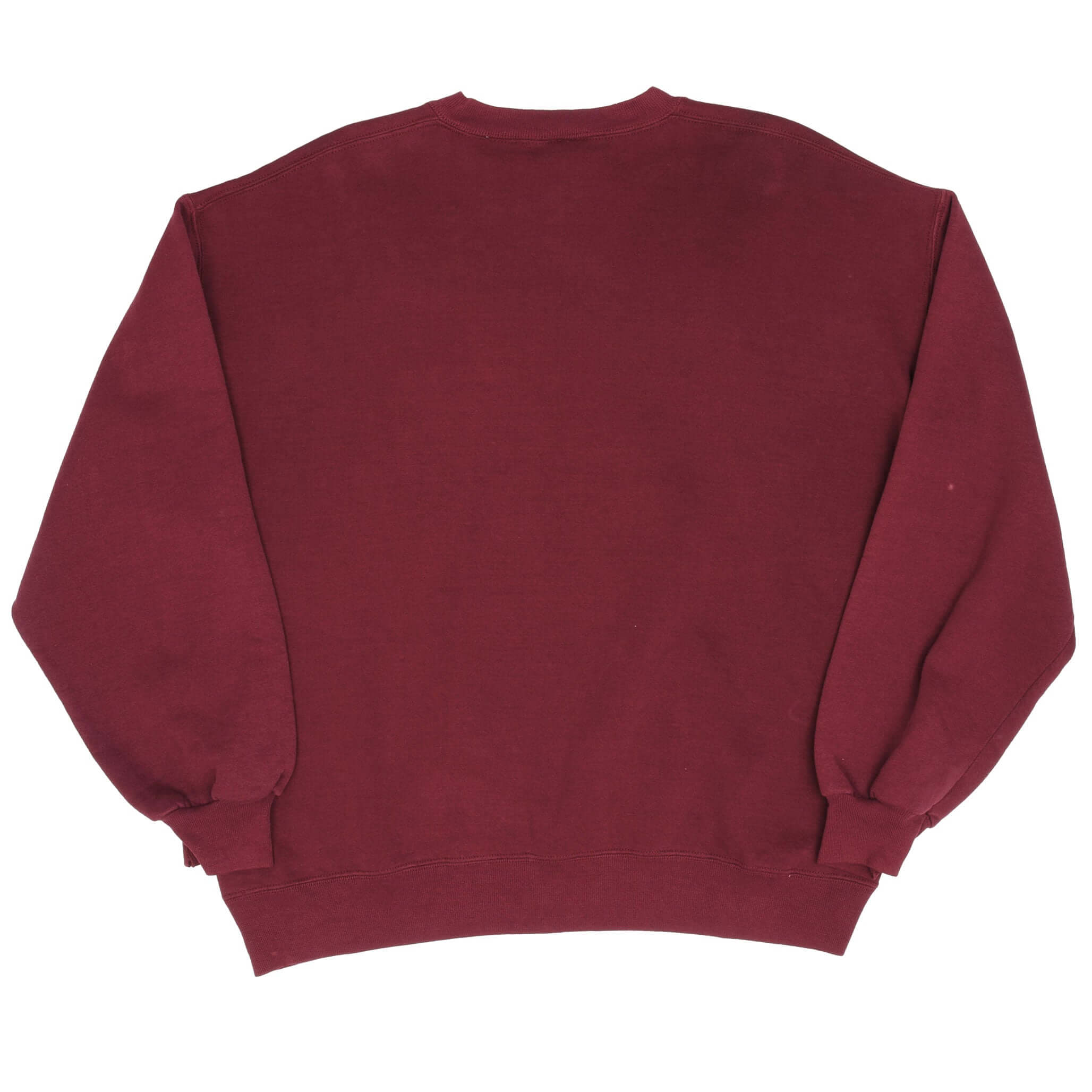 Vintage Russell Athletic Spellout Red Burgundy Sweatshirt 1990S XL Made In Usa
