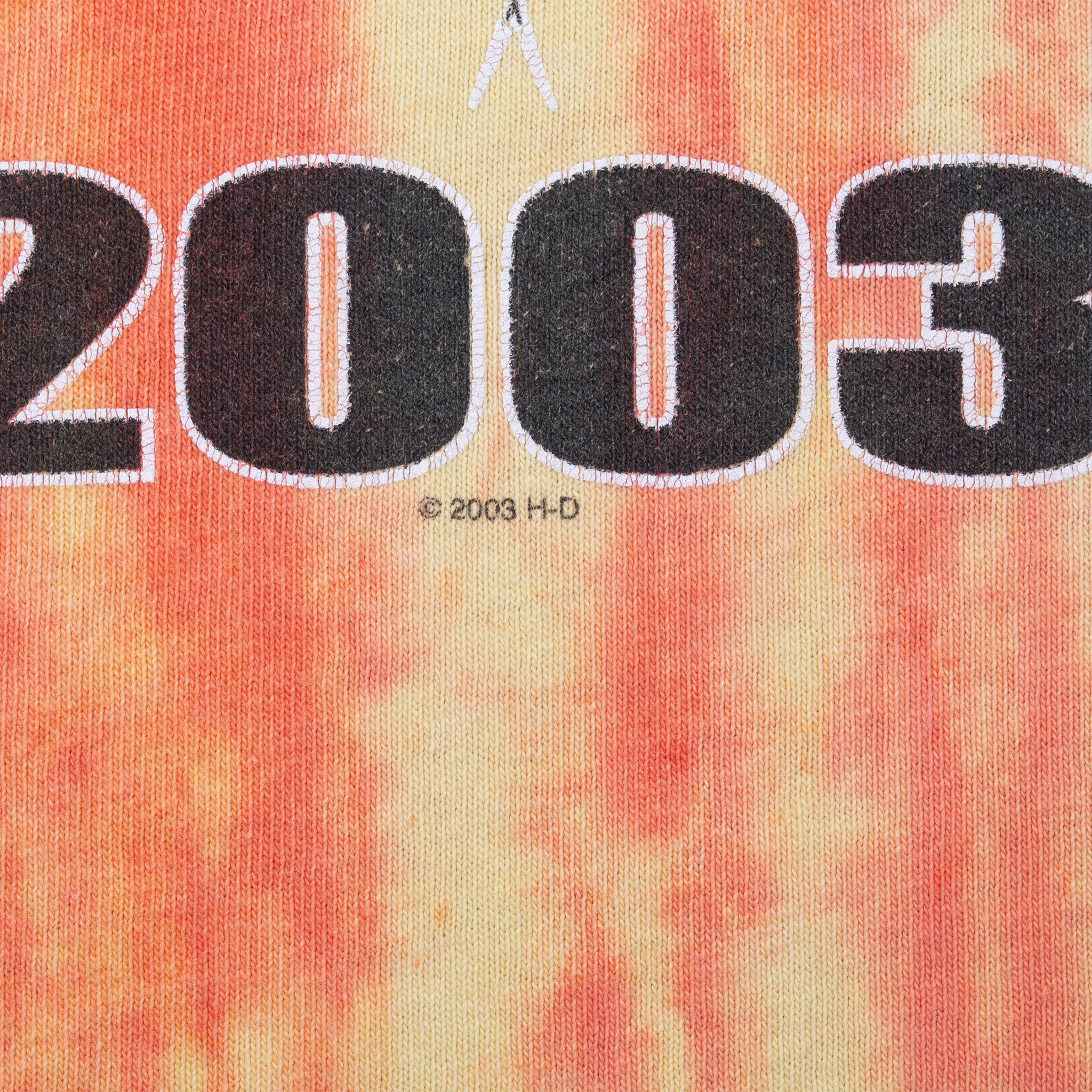 VINTAGE HARLEY DAVIDSON STURGIS TIE DYE LONG SLEEVE TEE SHIRT 2003 XL