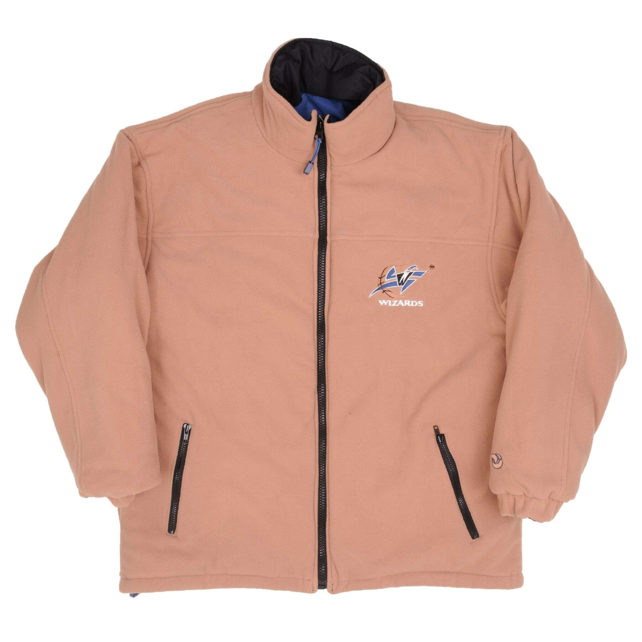 Vintage Nba Washington Wizards Reversible Jacket 1990S Size Large Deadstock