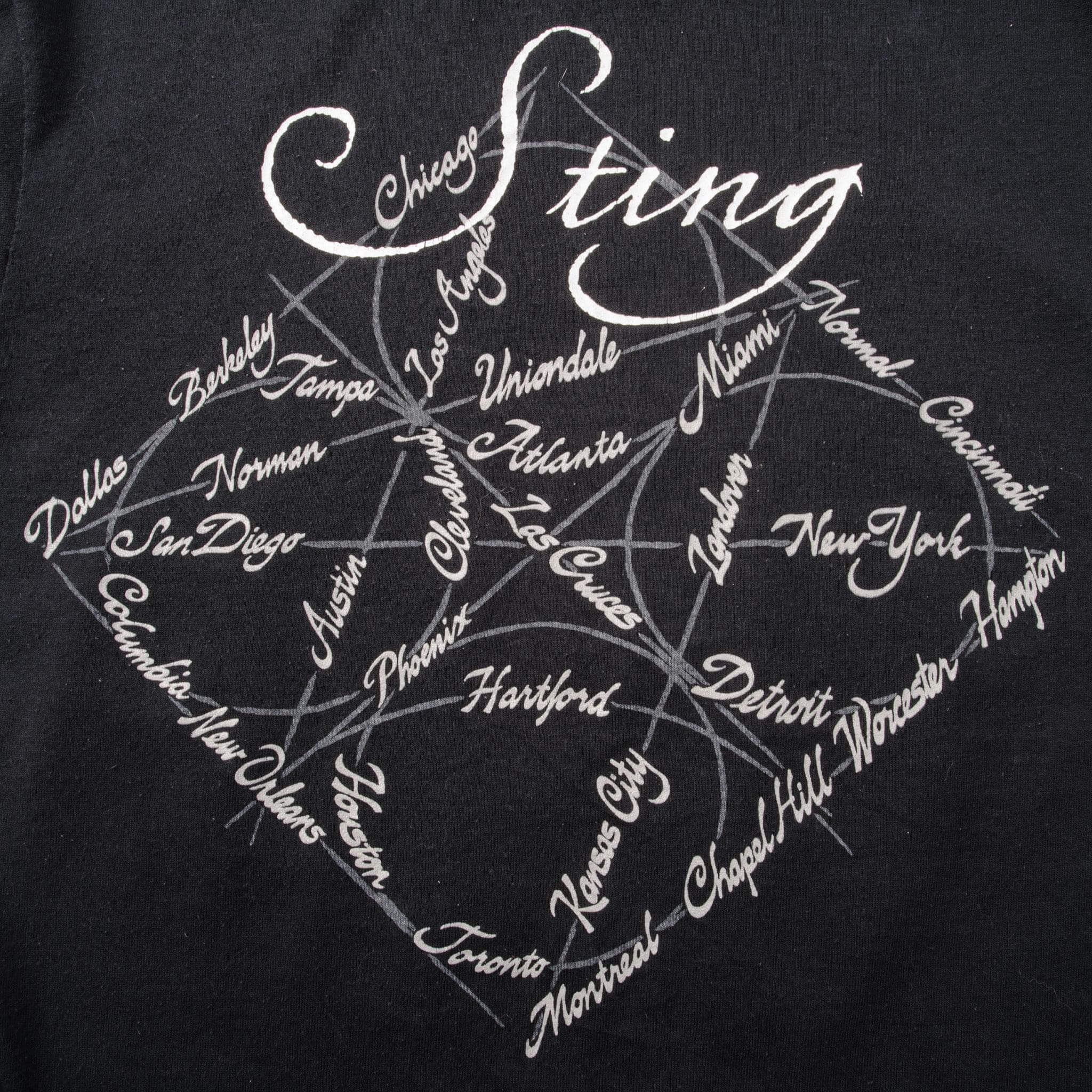 VINTAGE STING THE SOUL CAGES TEE SHIRT 1991 SIZE MEDIUM MADE IN USA