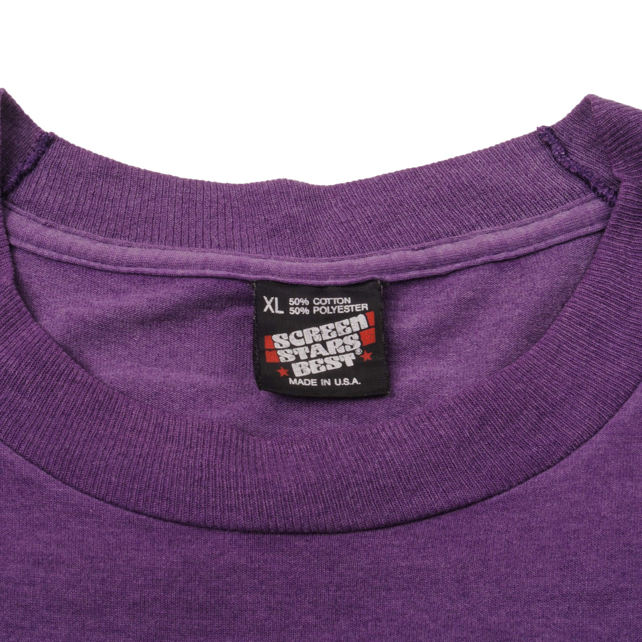 Vintage 1993 NBA Phoenix Suns Champions Tee Shirt Size XL With Single Stitch Sleeves. Made In USA