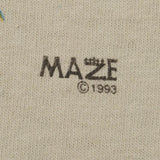 Vintage Maze Golf Tee Shirt 1993 Size Large Made In USA With Single Stitch Sleeves. Deadstock with tags