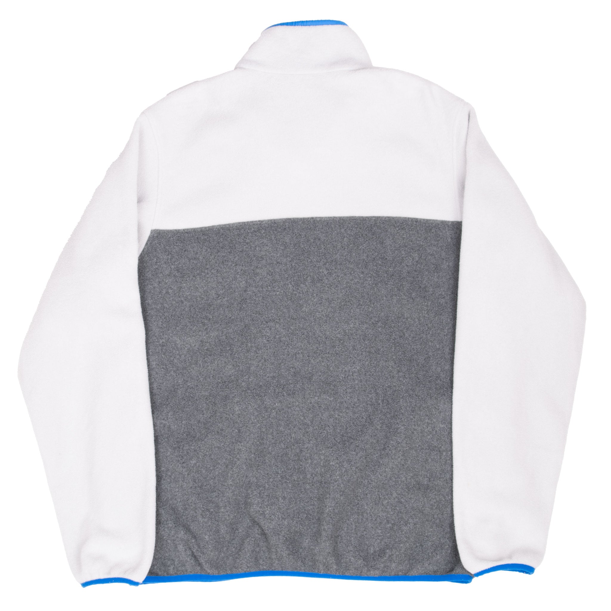 Vintage Patagonia Snap T Synchilla Zip Up Grey And White Woman Fleece Jacket Size Large