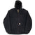 Vintage Carhartt Black Hooded Active Jacket J140Blk Size Large Tall Made in USA