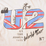 VINTAGE U2 THE JOSHUA TREE WORLD TOUR 87 TEE SHIRT SIZE MEDIUM MADE IN USA