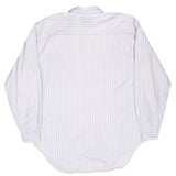 Vintage Levis Blue And White Striped Pocket Shirt 1990S Size Large