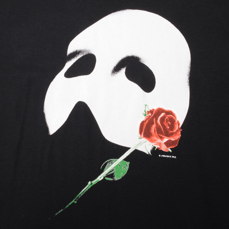 Vintage The Phantom Of The Opera Tee Shirt 1986 Size XL Made In USA With Single Stitch Sleeves