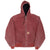 Vintage Carhartt Crimson Red Hooded Active Jacket 2000 J168Brk Size Large