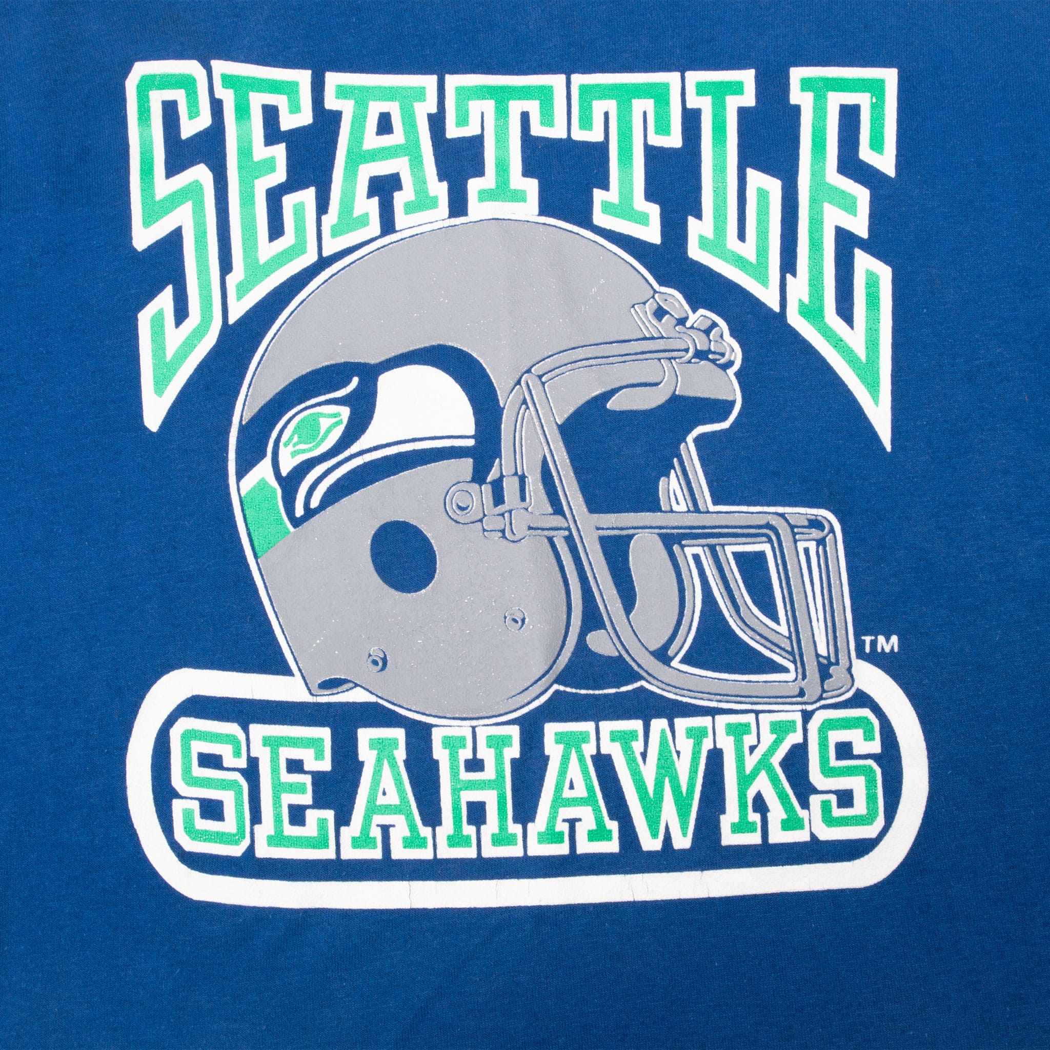 VINTAGE NFL SEATTLE SEAHAWKS TEE SHIRT EARLY 1990S SIZE LARGE MADE IN USA