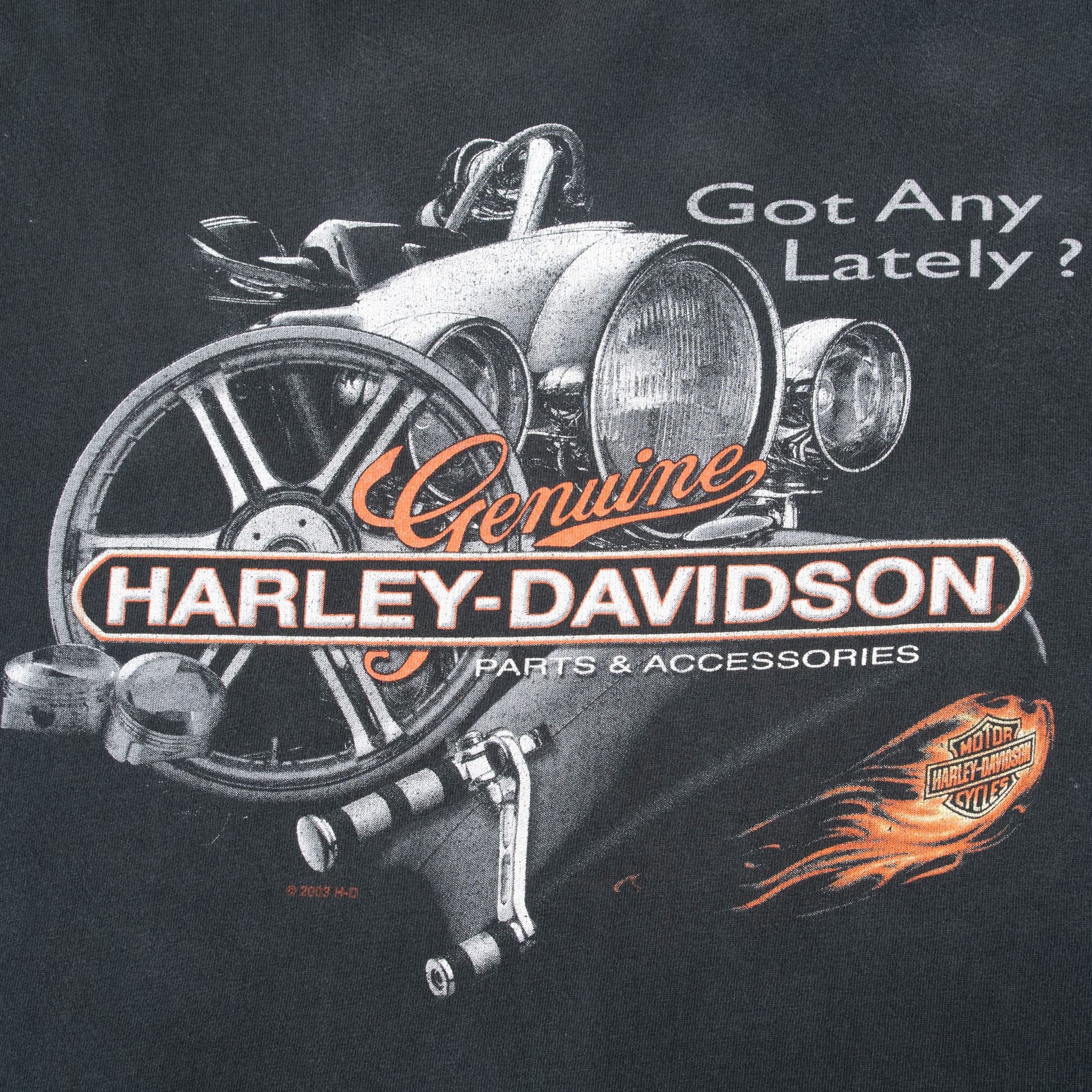 VINTAGE HARLEY DAVIDSON ONALASKA WISCONSIN TEE SHIRT 2003 XL MADE IN USA