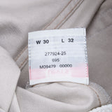 VINTAGE LEVIS 501 BEIGE PRESHRUNK JEANS 1993 SIZE 30X32 W30 L32 MADE IN USA DEADSTOCK