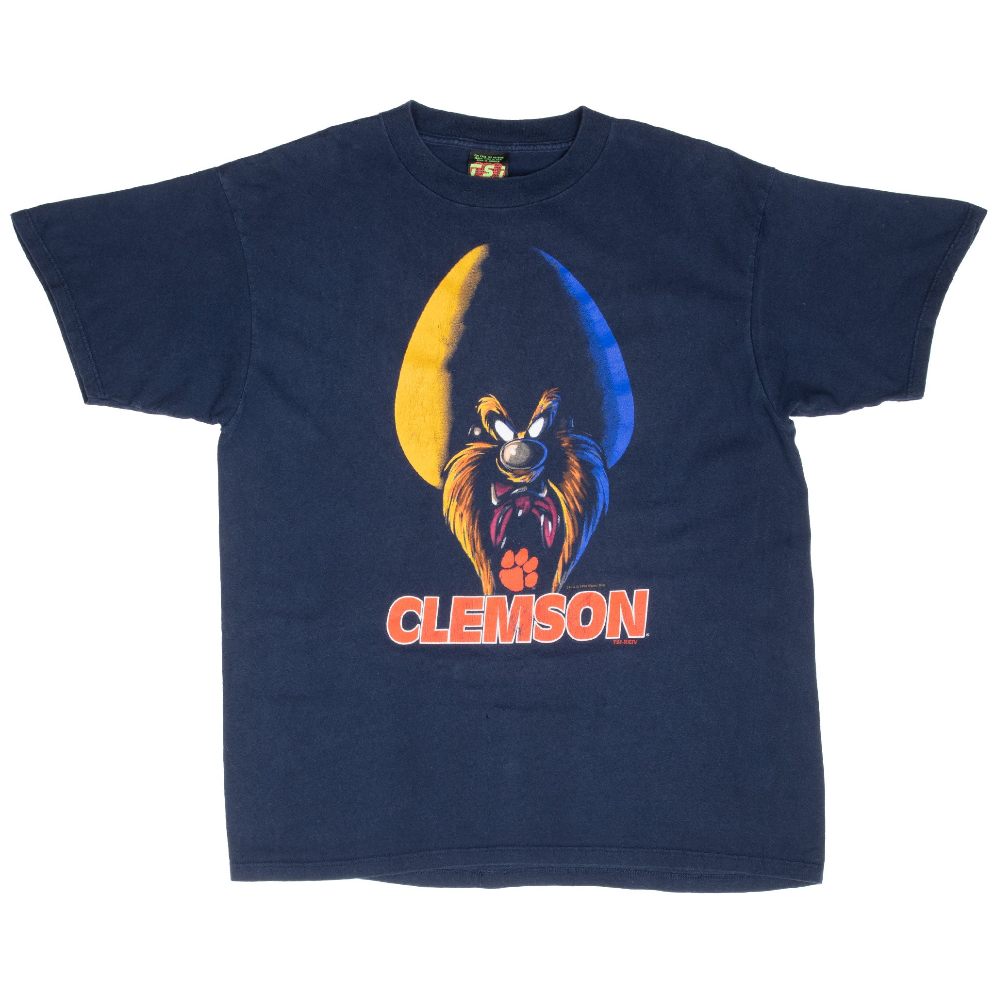 Vintage Looney Tunes Yosemite Sam Clemson Tee Shirt 1994 Size XL