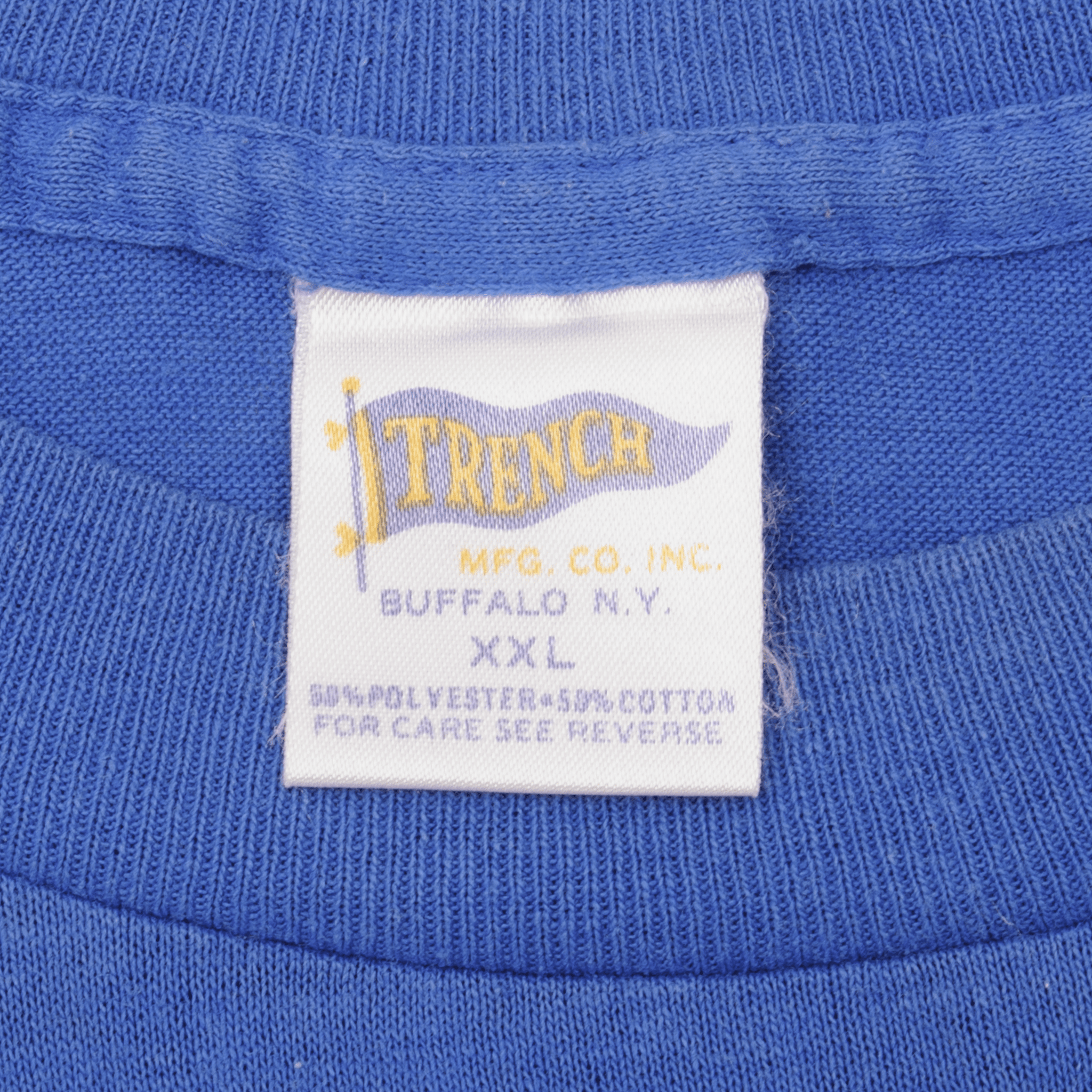 Vintage NFL Los Angeles Rams Tee Shirt Size Large Made In USA With Single Stitch Sleeves 1990S