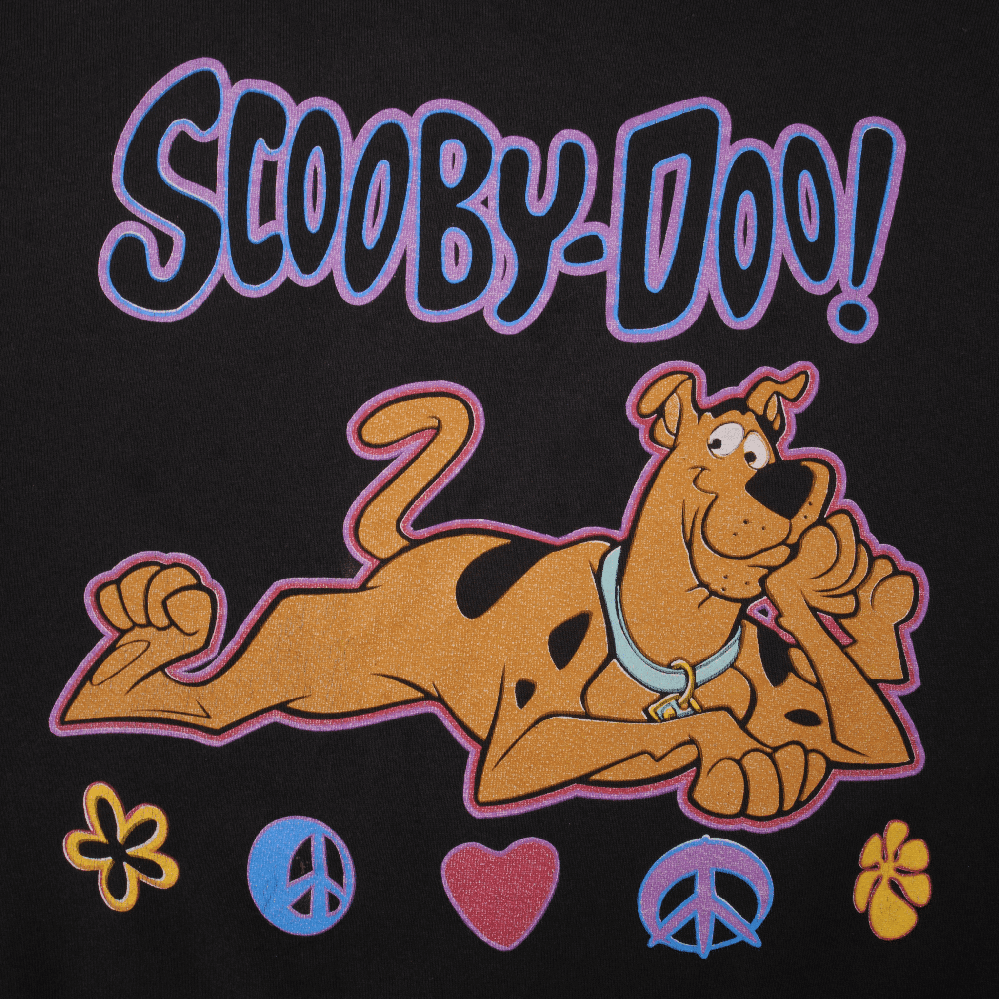 Vintage Cartoon Network Scooby-Doo Peace & Love Sweatshirt Size XL 1998