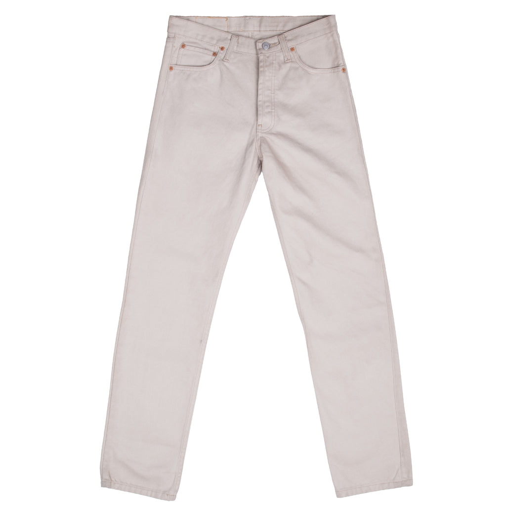 VINTAGE LEVIS 501 BEIGE PRESHRUNK JEANS 1993 SIZE 30X32 W30 L32 MADE IN USA DEADSTOCK