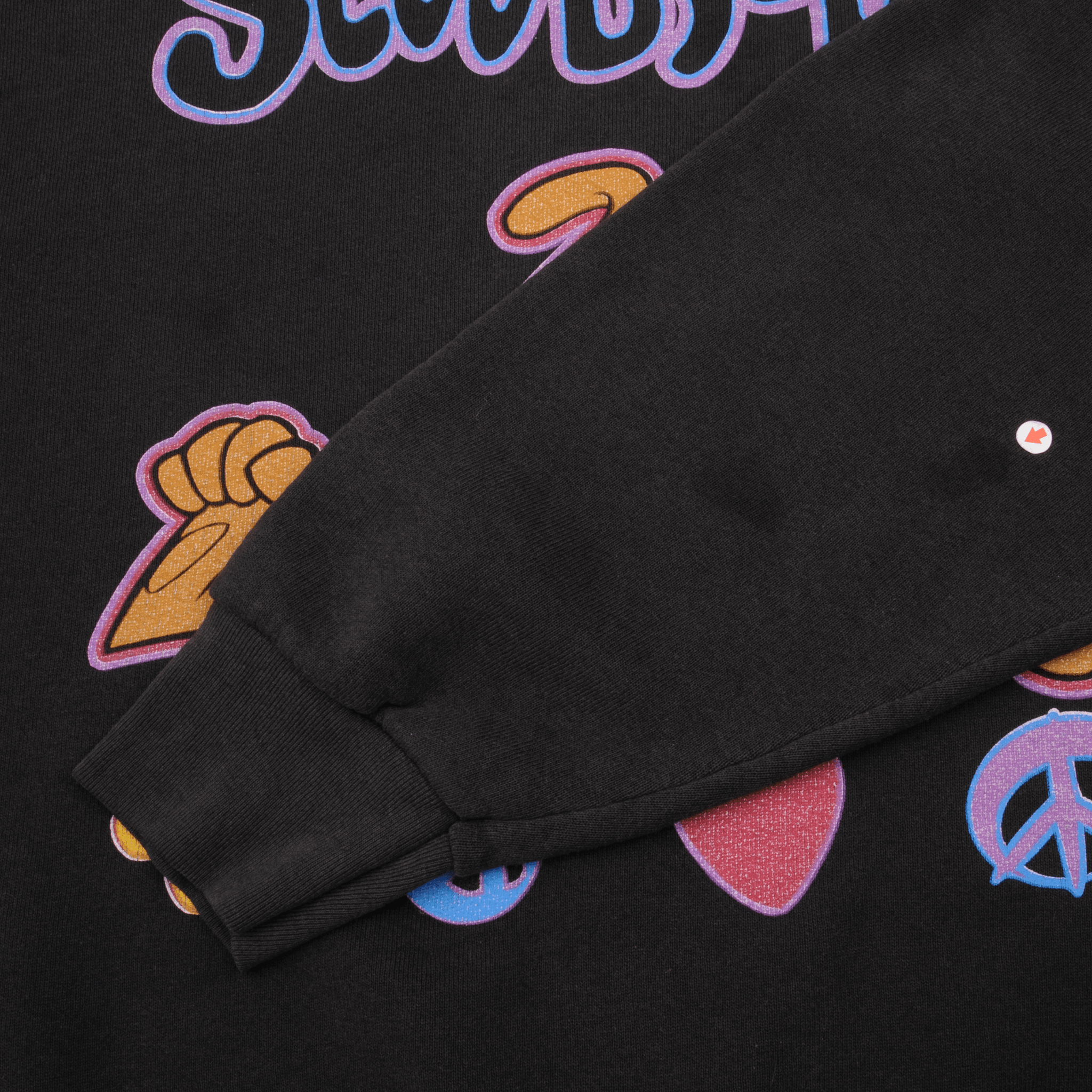 Vintage Cartoon Network Scooby-Doo Peace & Love Sweatshirt Size XL 1998