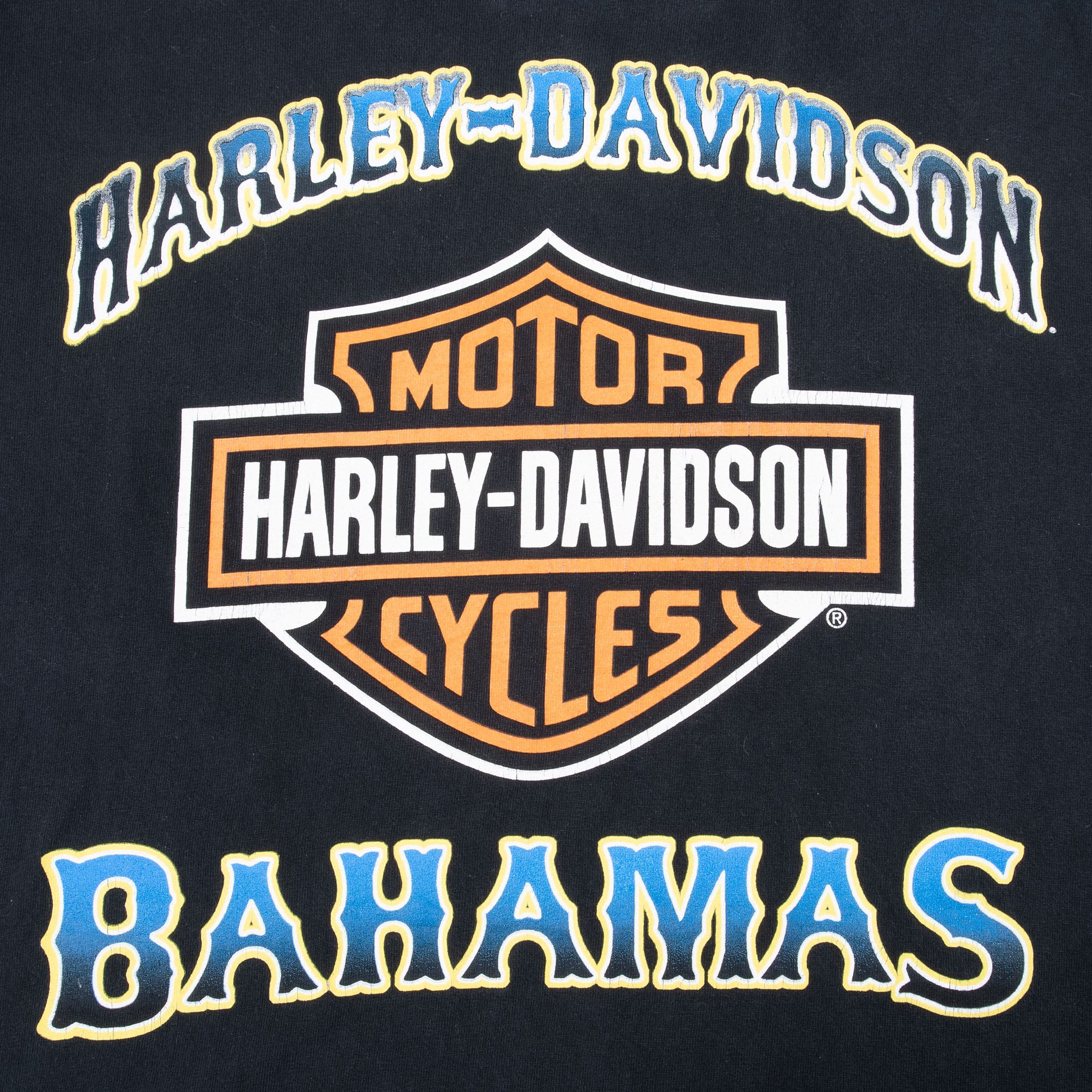 VINTAGE HARLEY DAVIDSON BAHAMAS 2000S TEE SHIRT SIZE MEDIUM