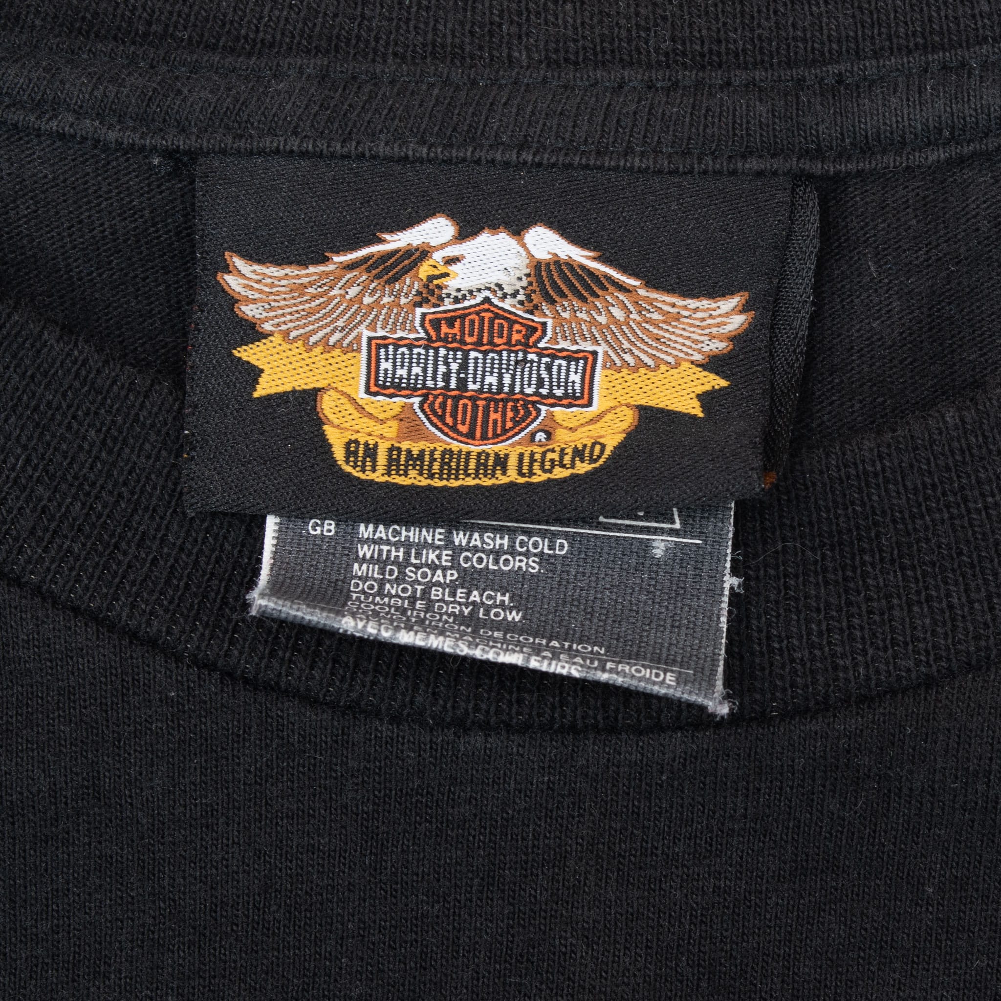 VINTAGE HARLEY DAVIDSON 95TH ANNIVERSARY LONG SLEEVE TEE SHIRT 1998 MEDIUM