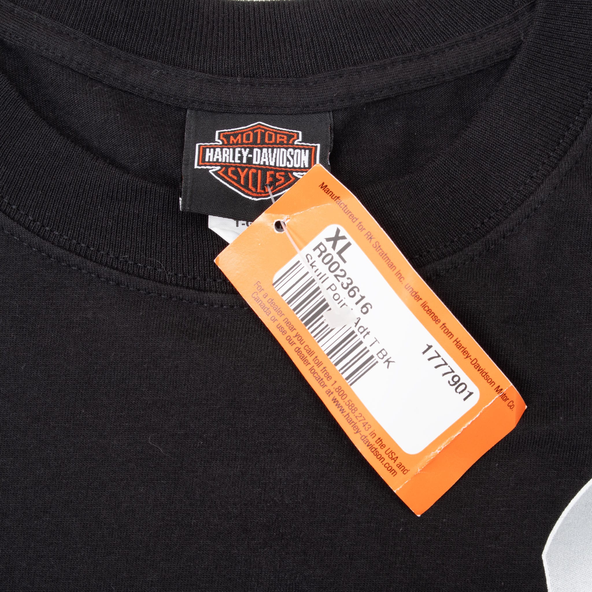 VINTAGE HARLEY DAVIDSON BROADALBIN NEW YORK TEE SHIRT 2017 XL DEADSTOCK