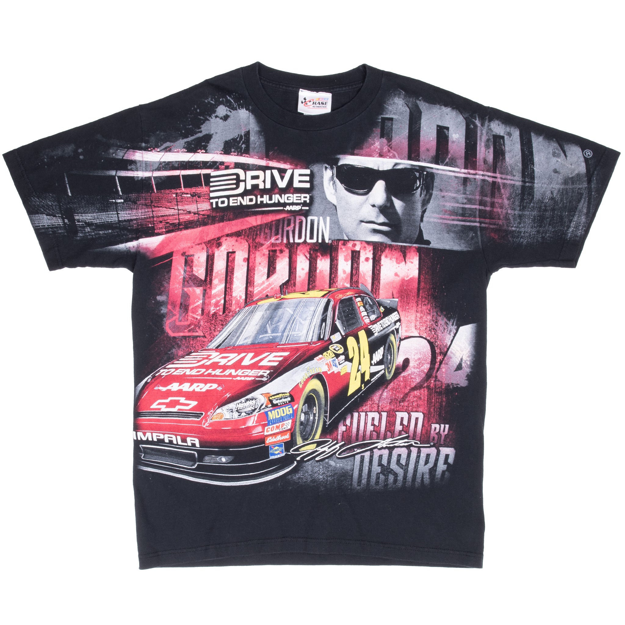 Vintage Nascar All Over Print Gordon 2011 Tee Shirt Size Large