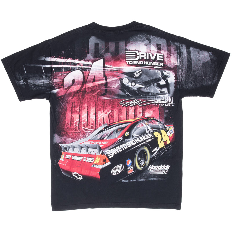 Vintage Nascar All Over Print Gordon 2011 Tee Shirt Size Large