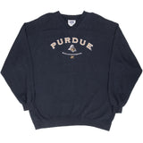 VINTAGE PURDUE UNIVERSITY BOILERMAKERS EMBROIDERED SWEATSHIRT 1990S XL