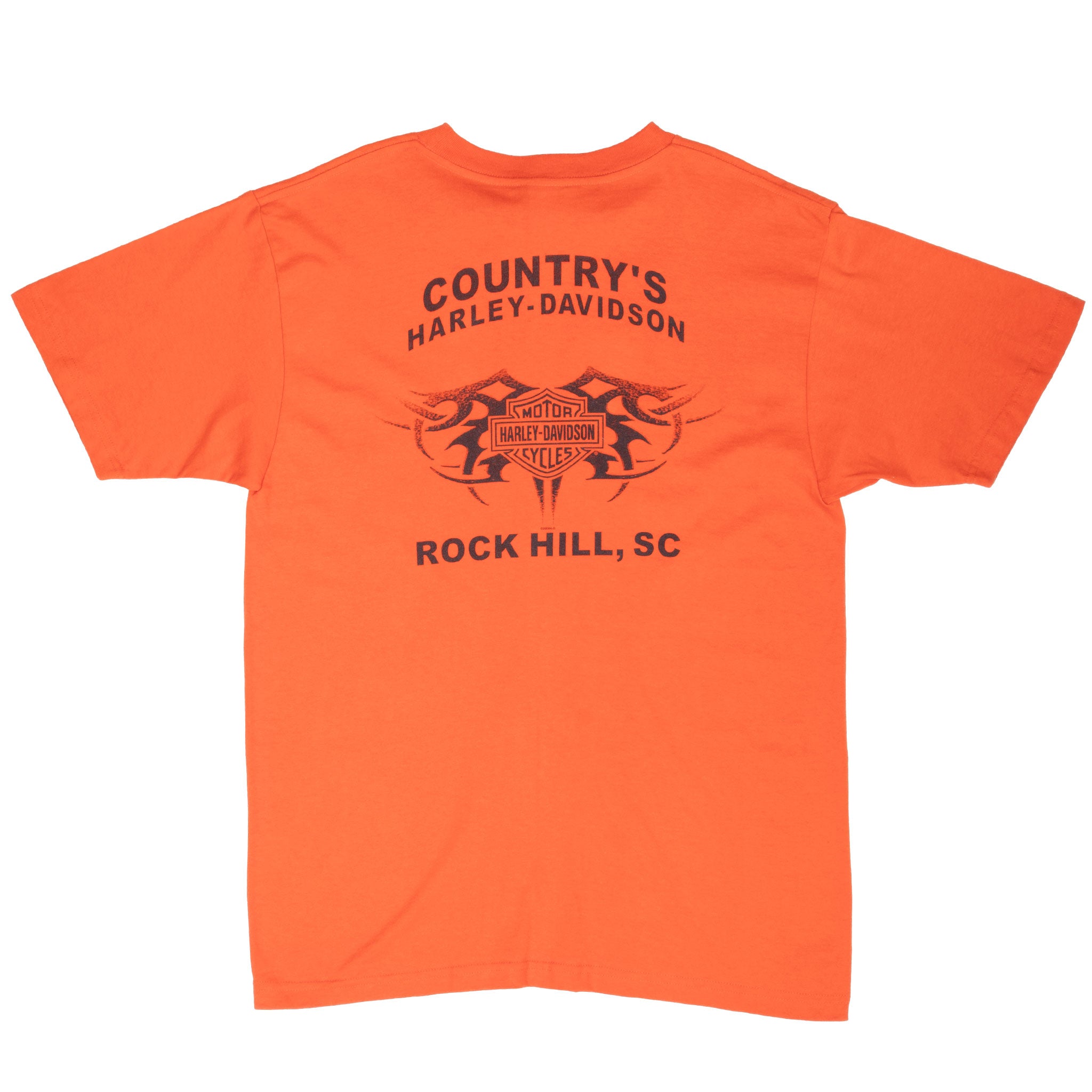 Vintage Harley Davidson Rock Hill Sc 2004 Tee Shirt Size Large Made In Usa Deadstock