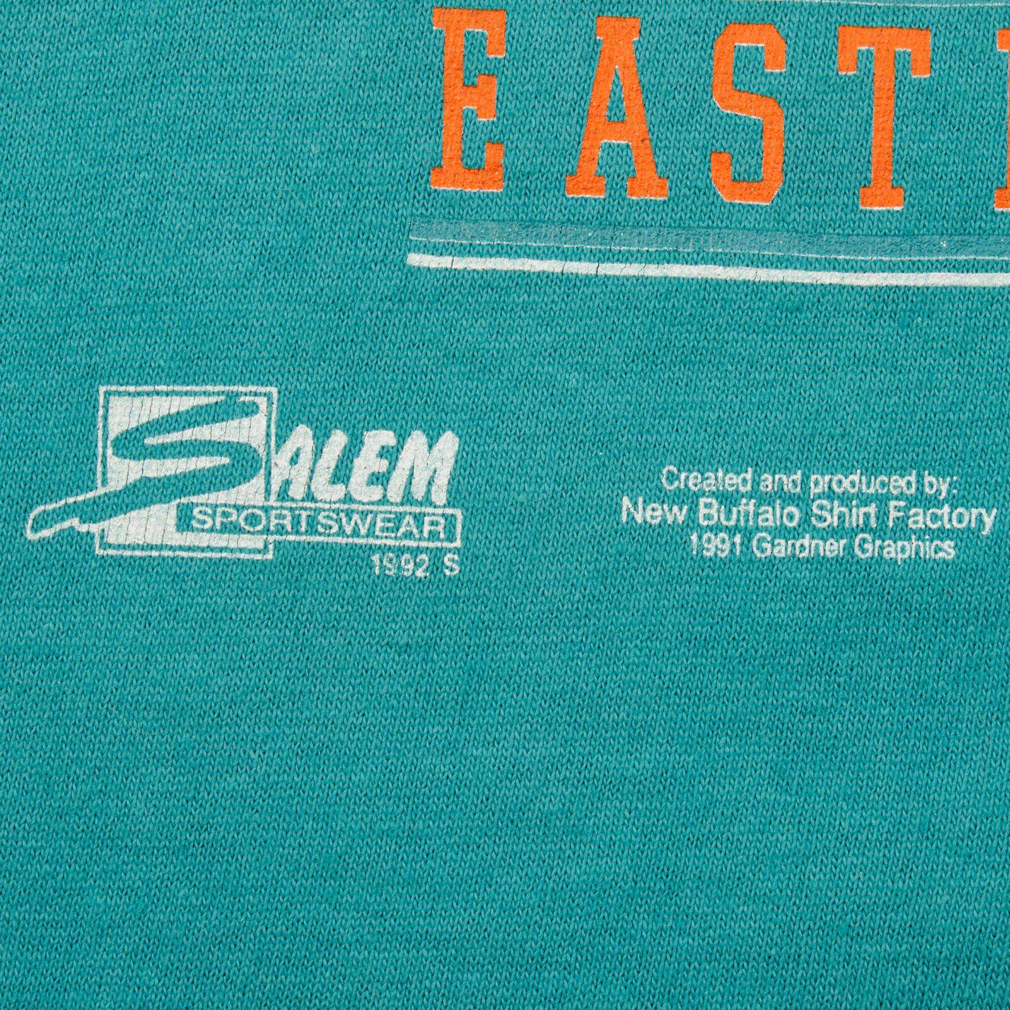 VINTAGE NFL MIAMI DOLPHINS TEE SHIRT 1992 SIZE LARGE MADE IN USA