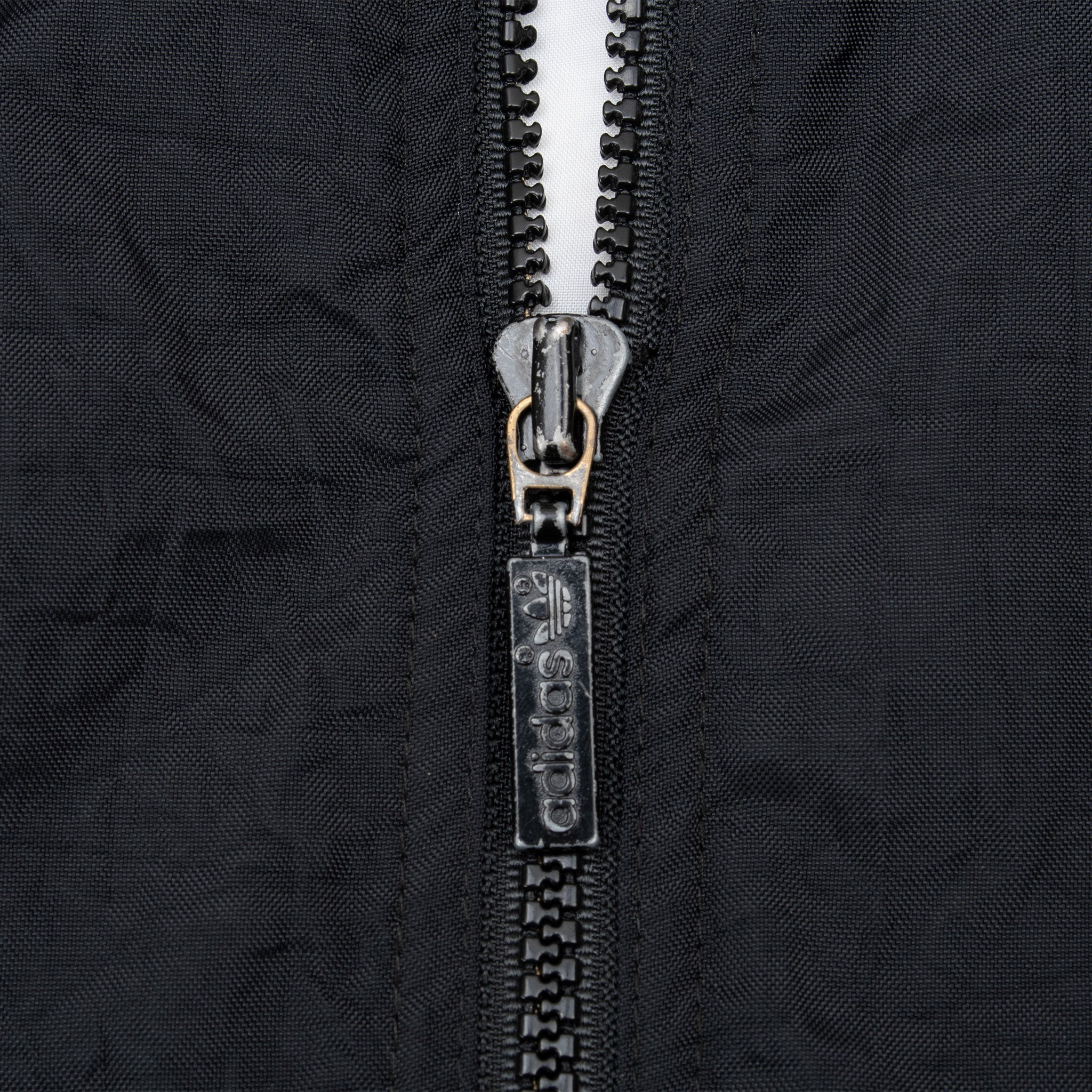 Vintage Adidas Black Hooded Windbreaker Jacket 1990S Size Medium