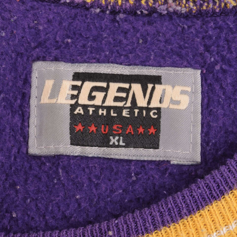 Vintage NFL Minnesota Vikings Legends Athletic Sweatshirt 1990S Size XL Made In USA