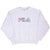 VINTAGE FILA EMBROIDERED GREY SWEATSHIRT 1990S XL
