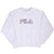 VINTAGE FILA EMBROIDERED GREY SWEATSHIRT 1990S XL