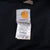 VINTAGE CARHARTT DARK BROWN ACTIVE HOODED JACKET J25CHT 2000S SIZE XL
