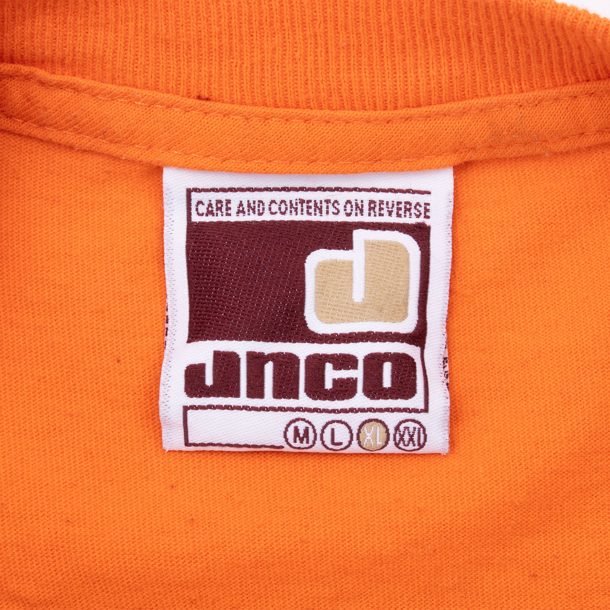 Vintage Jnco Flamehead Usa 2000 Tee Shirt Size Large Made In Usa