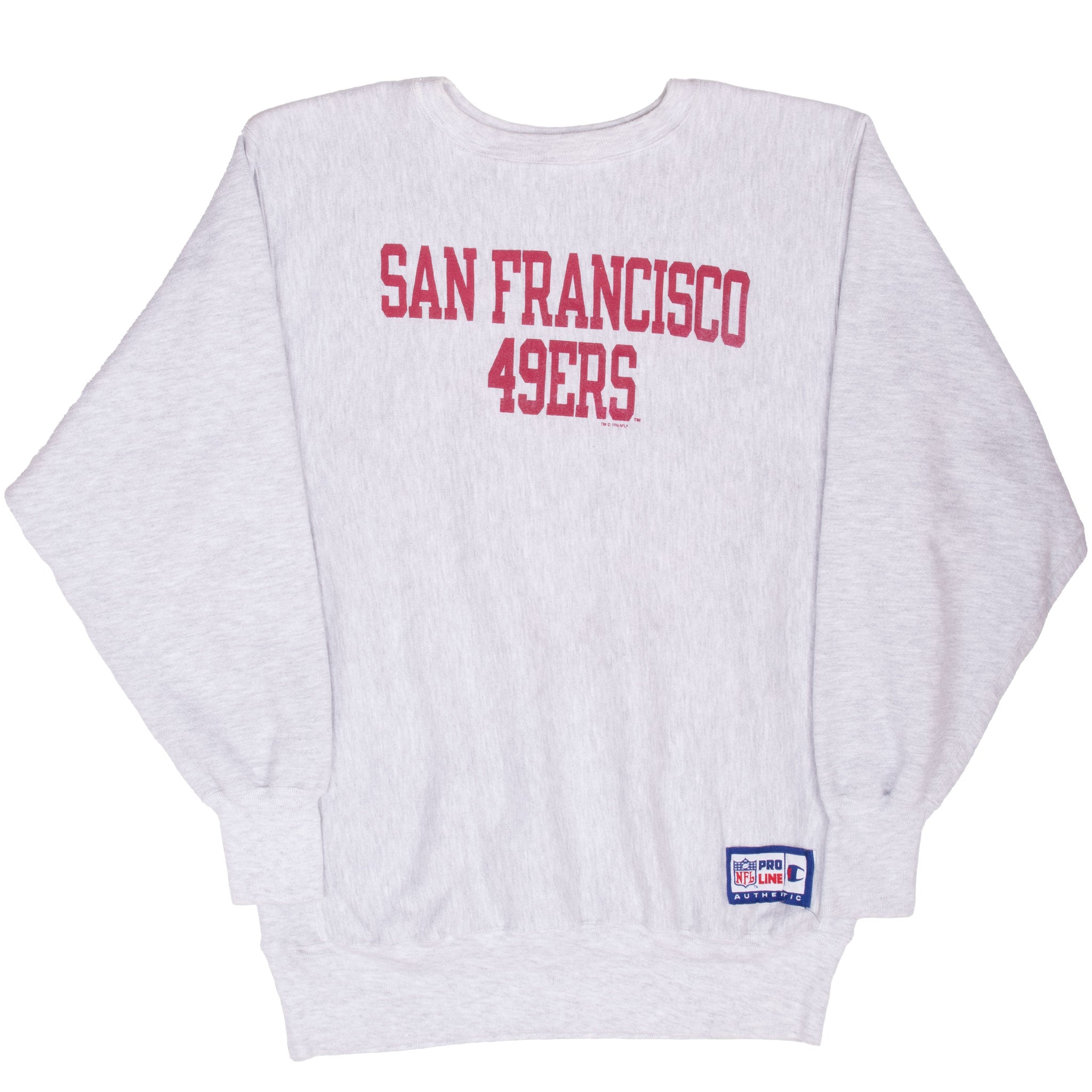 Vintage Nfl San Francisco 49Ers Champion Reverse Weave Sweatshirt 1996 Size 2XL