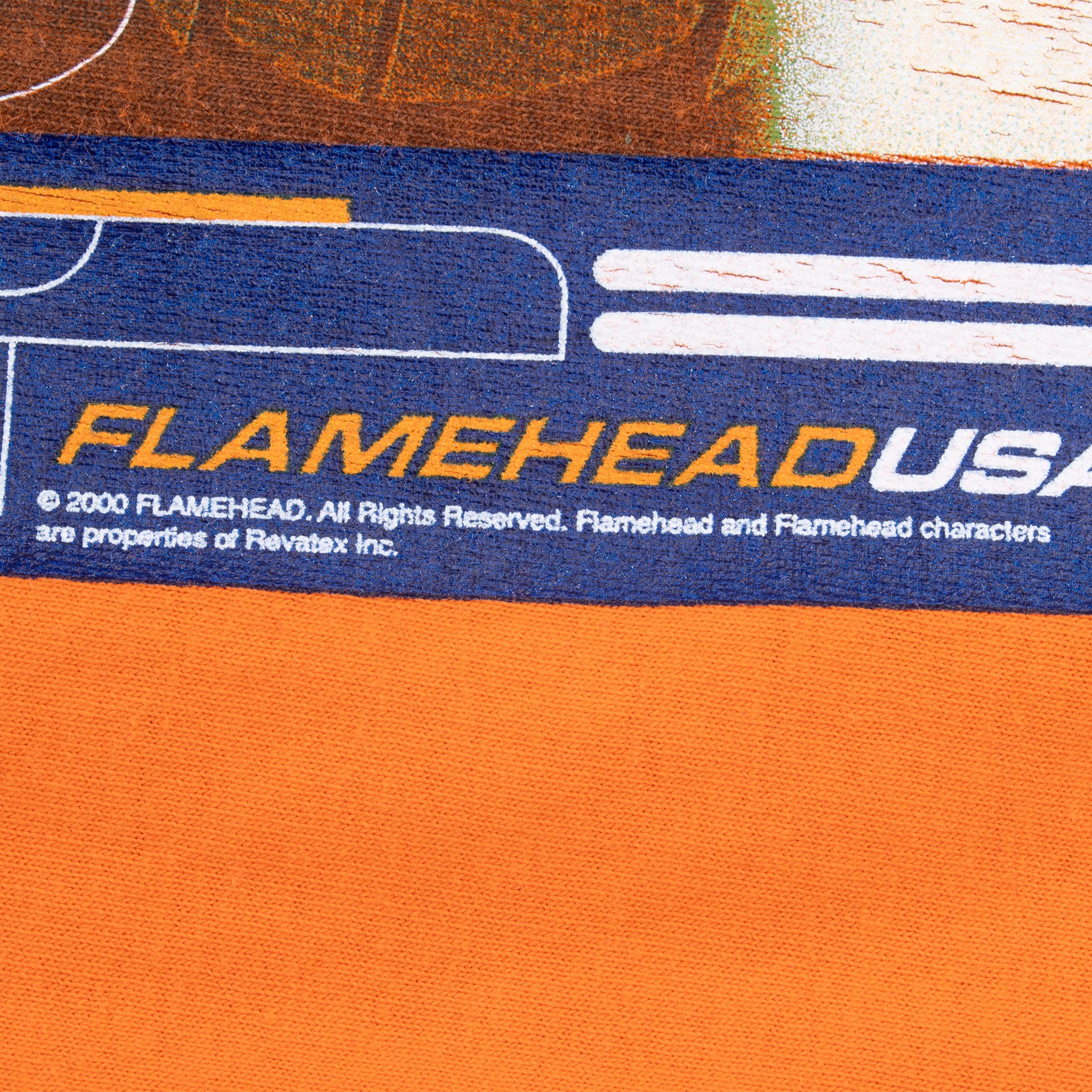 Vintage Jnco Flamehead Usa 2000 Tee Shirt Size Large Made In Usa