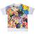 Vintage Rhum Bach Picasso Style All Over Print Art Tee Shirt 1990S Size XL With Single Stitch Sleeves

Size Tag Missing