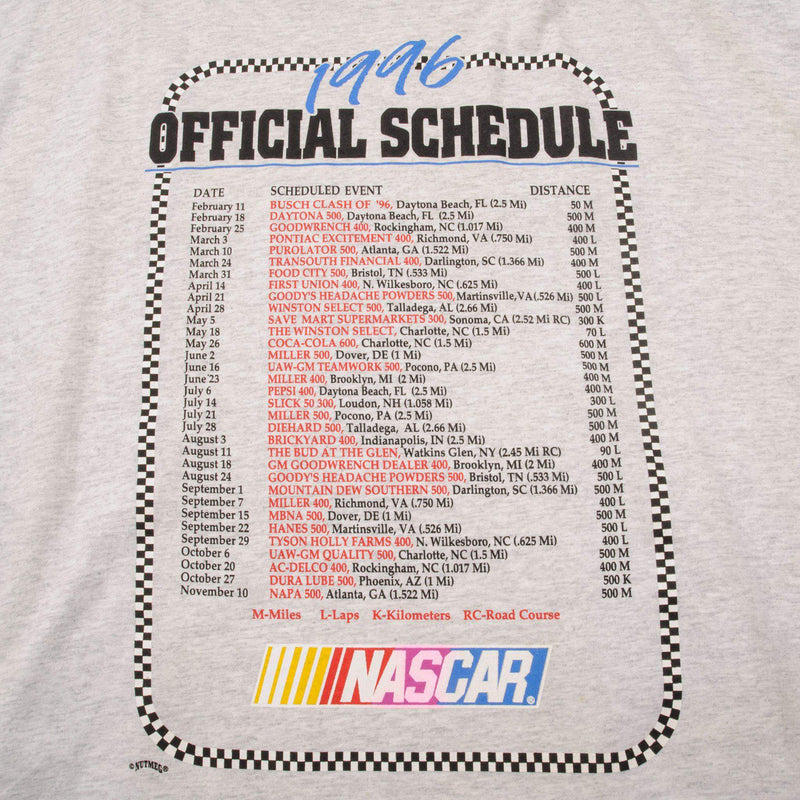 復古 NASCAR JEFF GORDON T 卹 1996 年尺寸 2XL 美國製造
