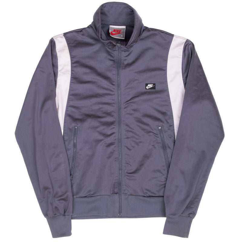 90-00s NIKE M-65型 ジャケット ヘビーコットン XXL グレー VINTAGE NIKE GREY & WHITE TRACK JACKET 1980S MEDIUM