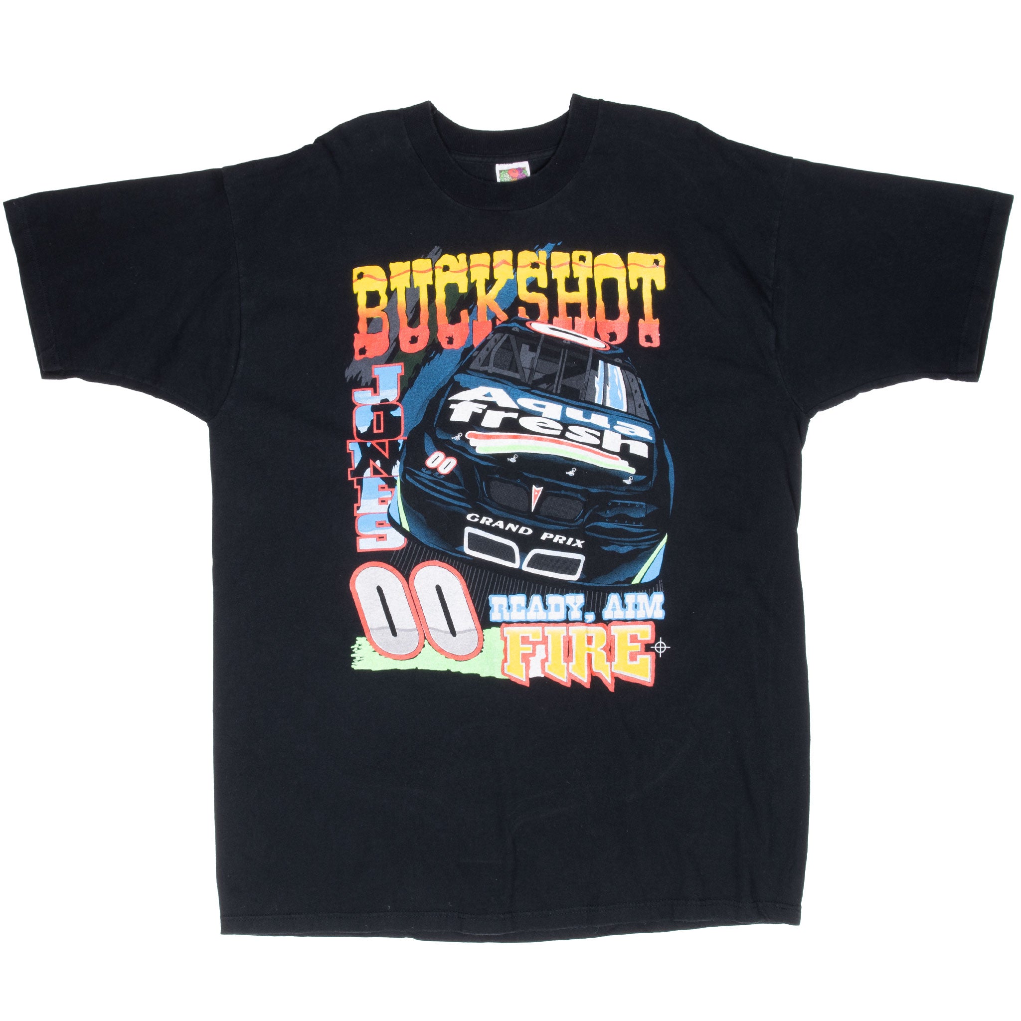Vintage Nascar Buckshot Jones 1990S Tee Shirt Size XL
