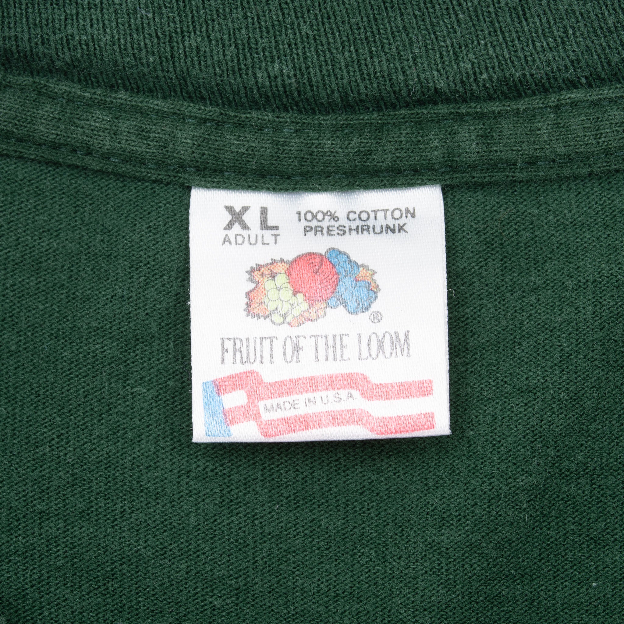 Vintage Rutgers University Green Tee Shirt 1990S Size XL Made In Usa With Single Stitch Sleeves