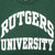 Vintage Rutgers University Green Tee Shirt 1990S Size XL Made In Usa With Single Stitch Sleeves
