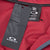 Oakley hangtag and interior size label inside burgundy pullover windbreaker