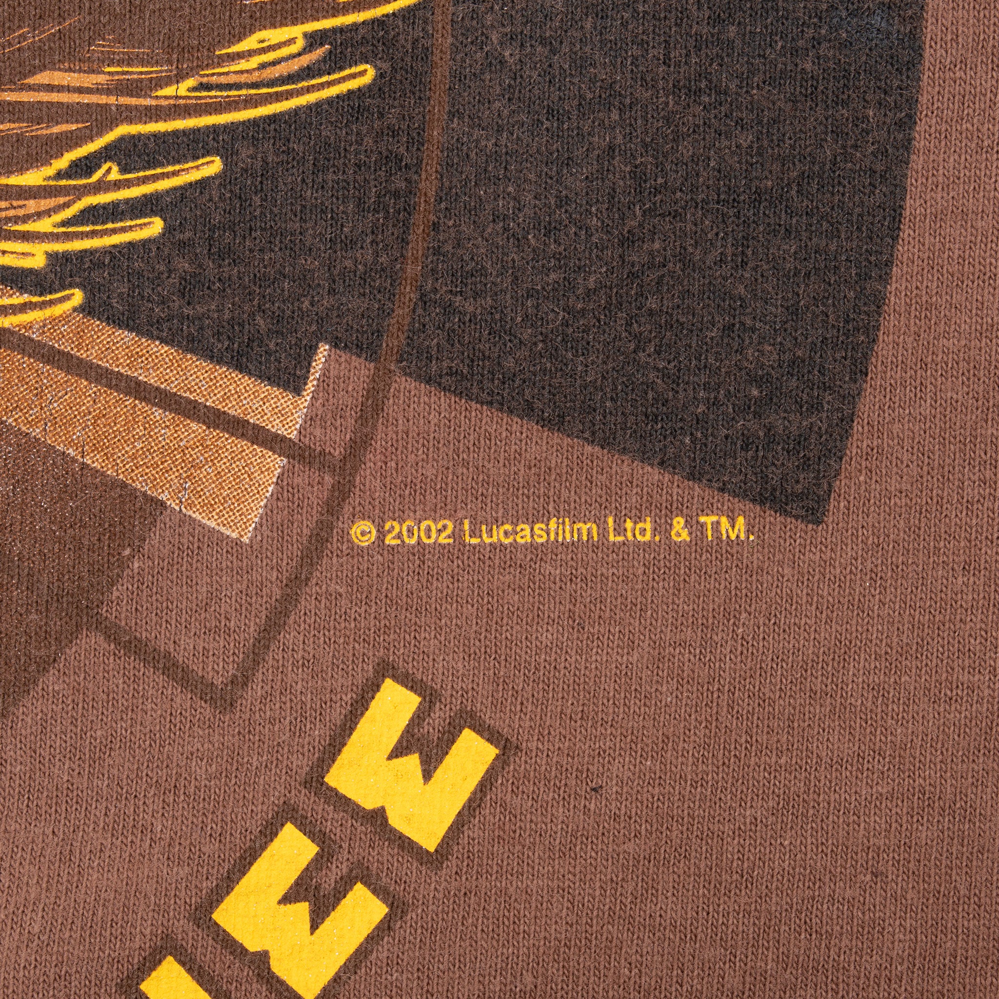 Vintage Star Wars Chewbacca Dinsey Tee Shirt 2002 Size Large