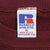 Vintage Russell Athletic Spellout Red Burgundy Sweatshirt 1990S XL Made In Usa