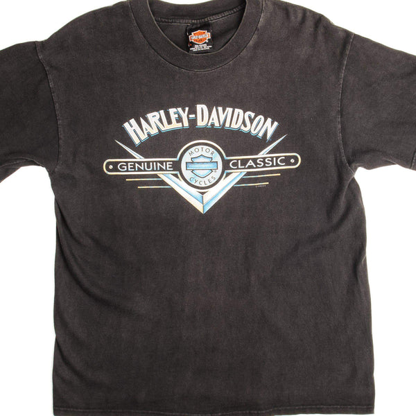 復古 Harley DAVIDSON T 卹 1998 年中號，美國製造
