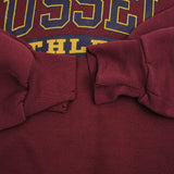 Vintage Russell Athletic Spellout Red Burgundy Sweatshirt 1990S XL Made In Usa