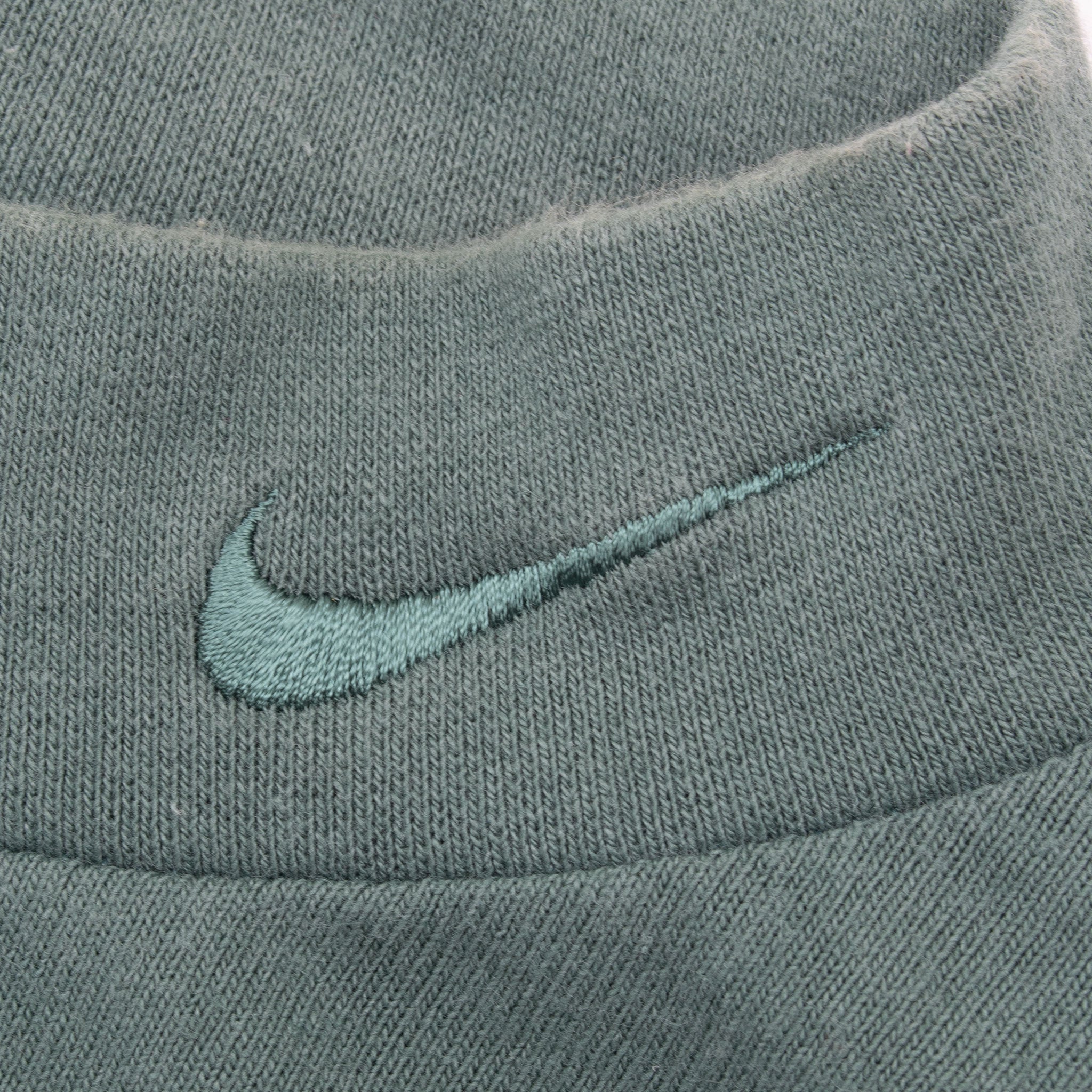 Vintage Green Nike Long Sleeve Turtle Neck 1990s Heavy Weight Tee Shirt Size XL Made In USA